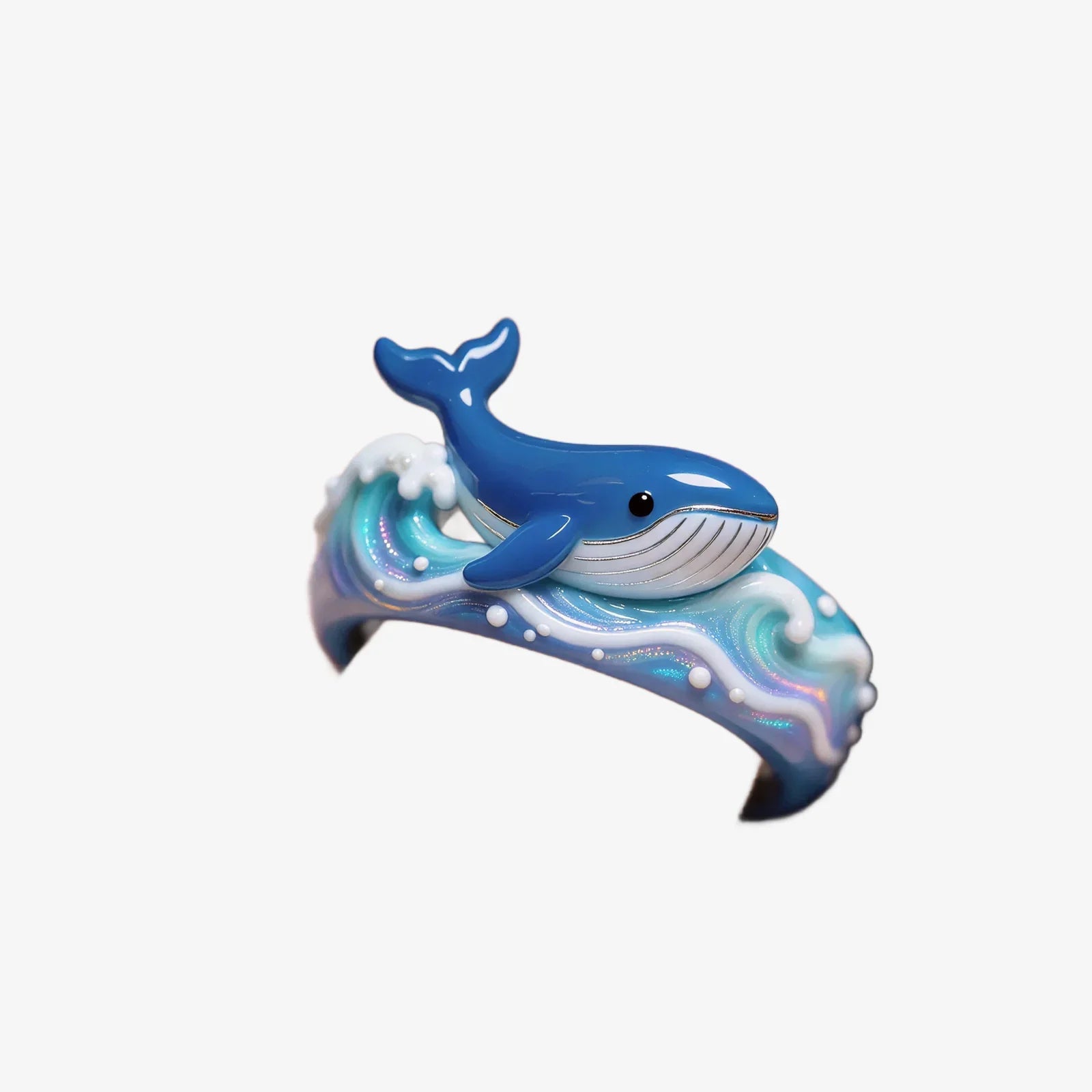 Whale And Wave Rings