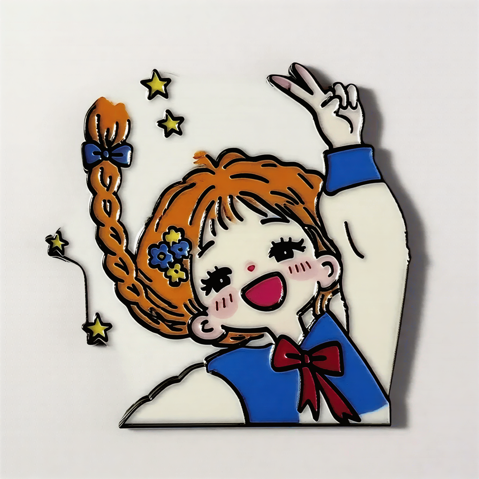 Vitality Cute Girl Fridge Magnet