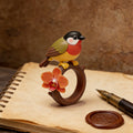 Cute Bird And Flower Ring