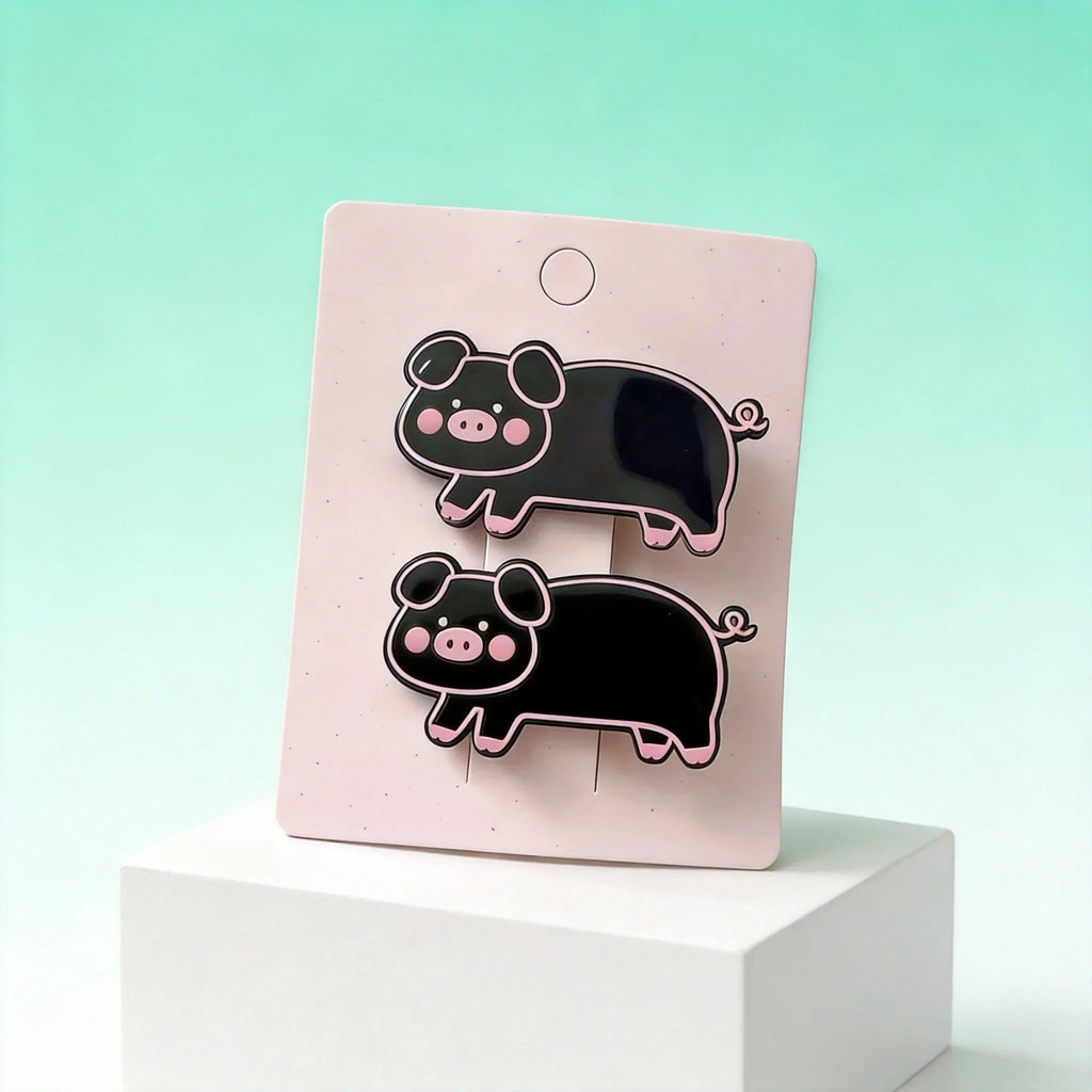 Cute Piggy Hair Clip