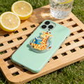Giraffe Loves Reading Phone Grip Stand