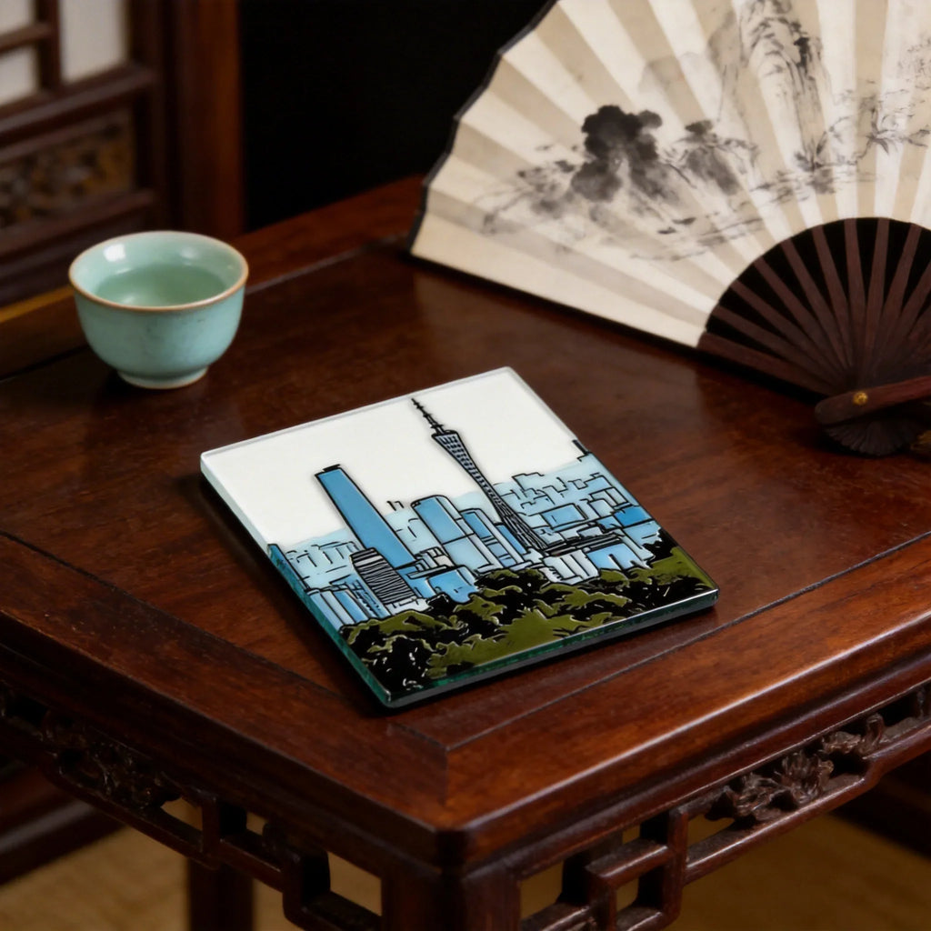 City Skyline Fridge Magnet