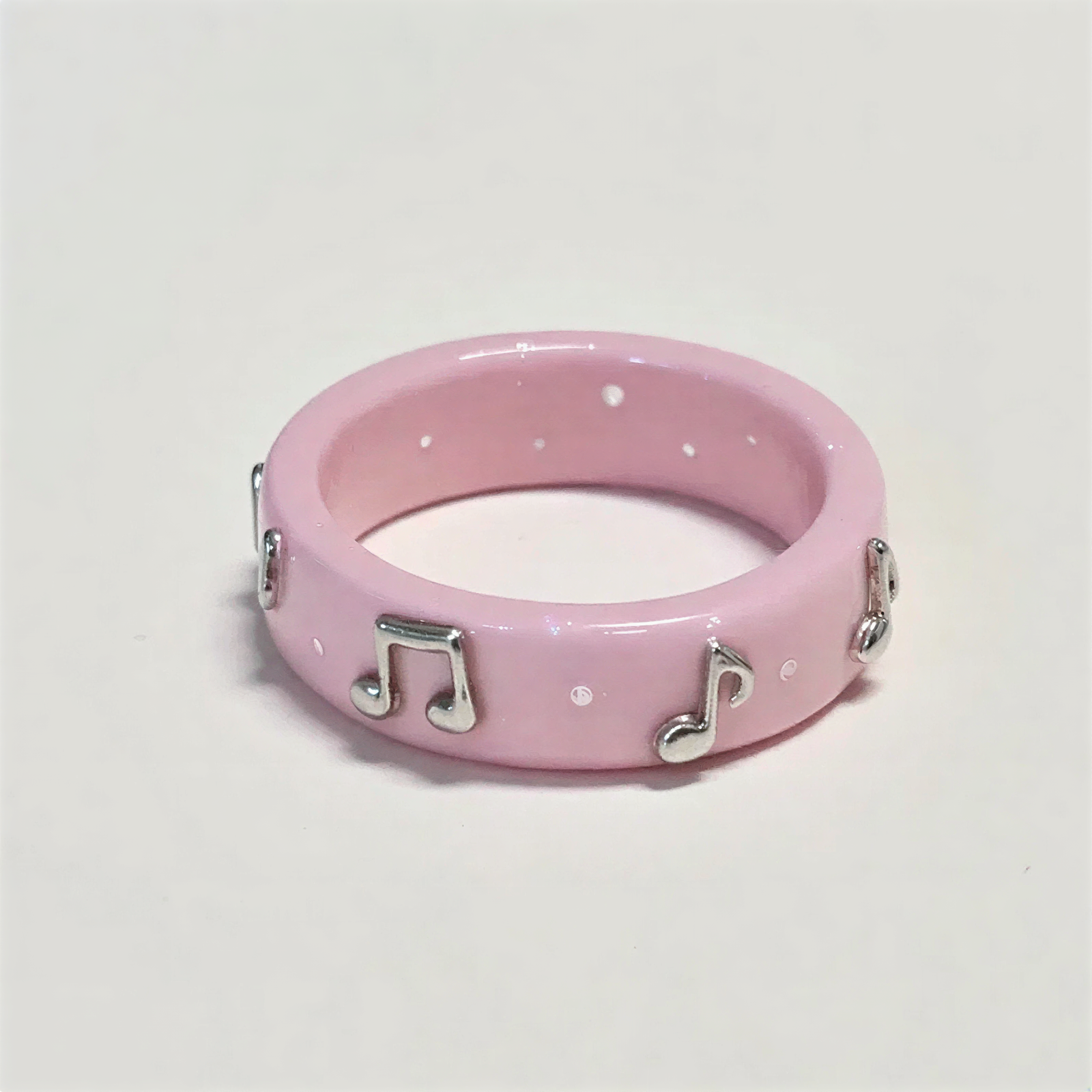 Pink Music Note Style Ring