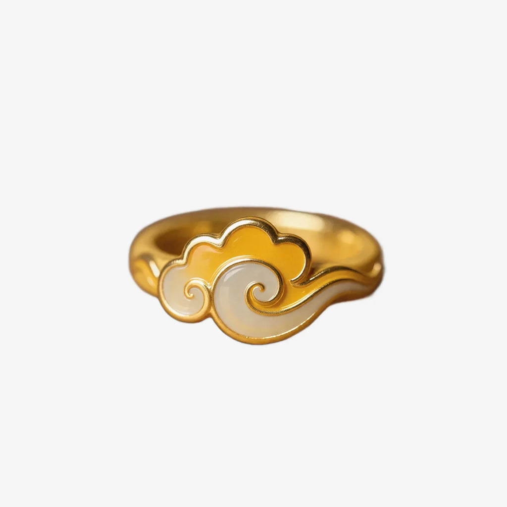 Auspicious Cloud Shaped Ring