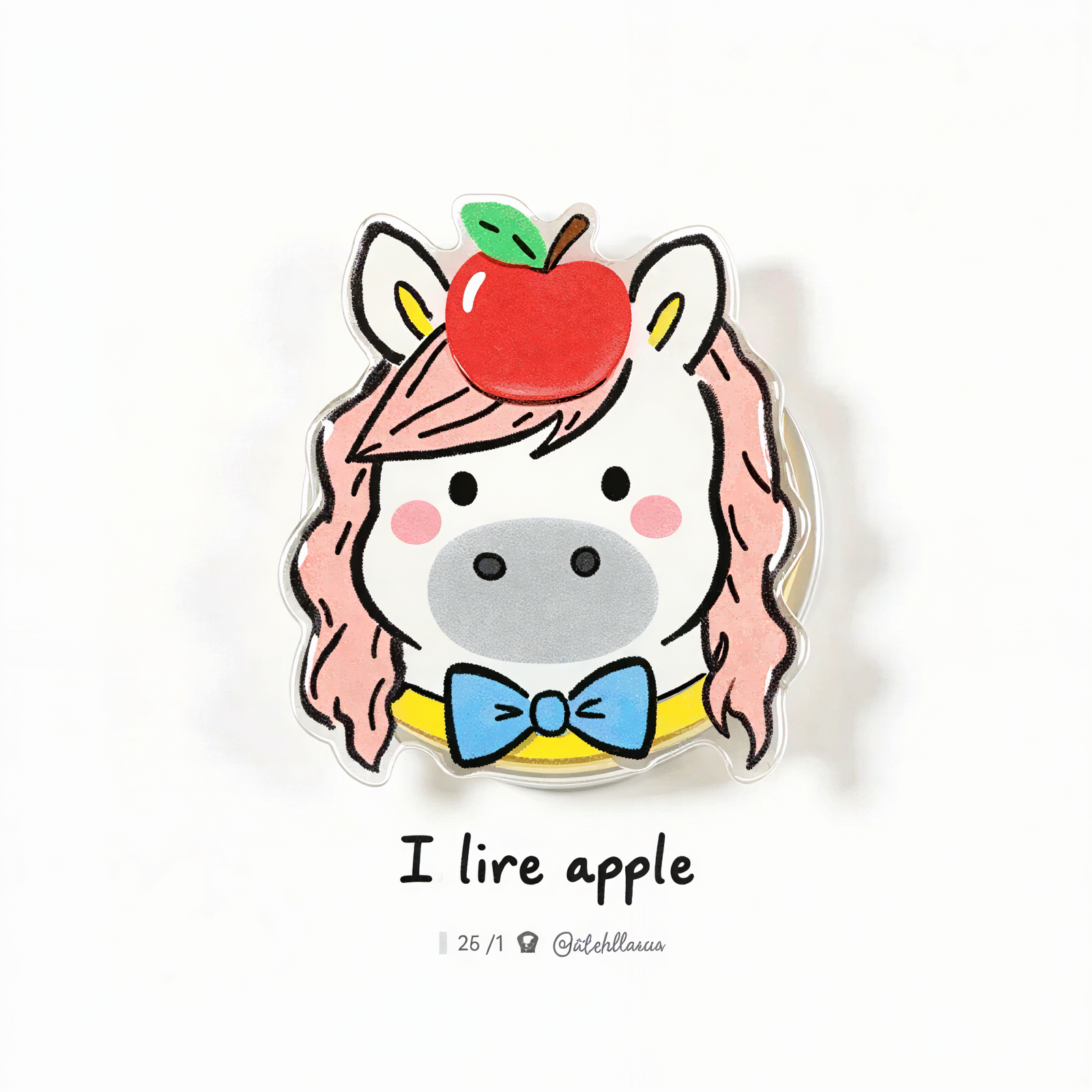 Apple Cute Horse Phone Grip Stand
