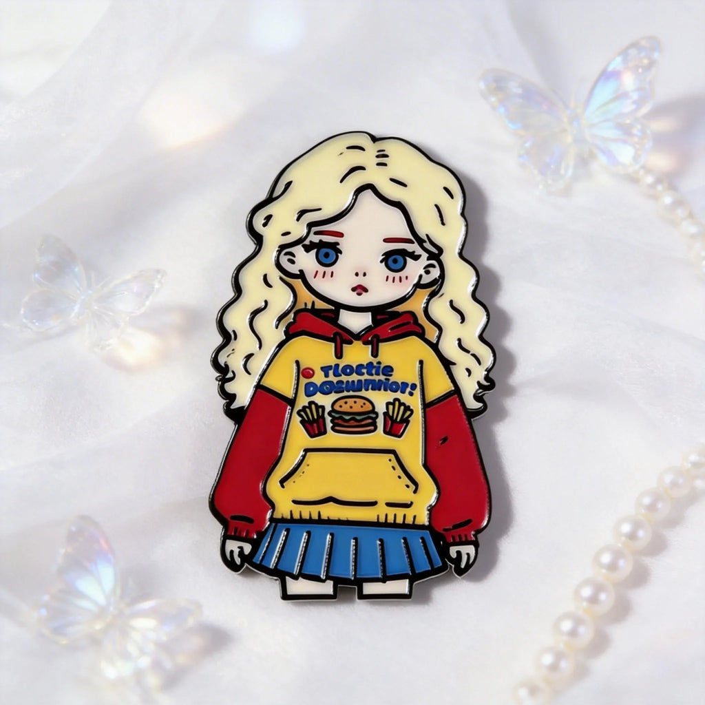 Cute Food Girl Fridge Magnet