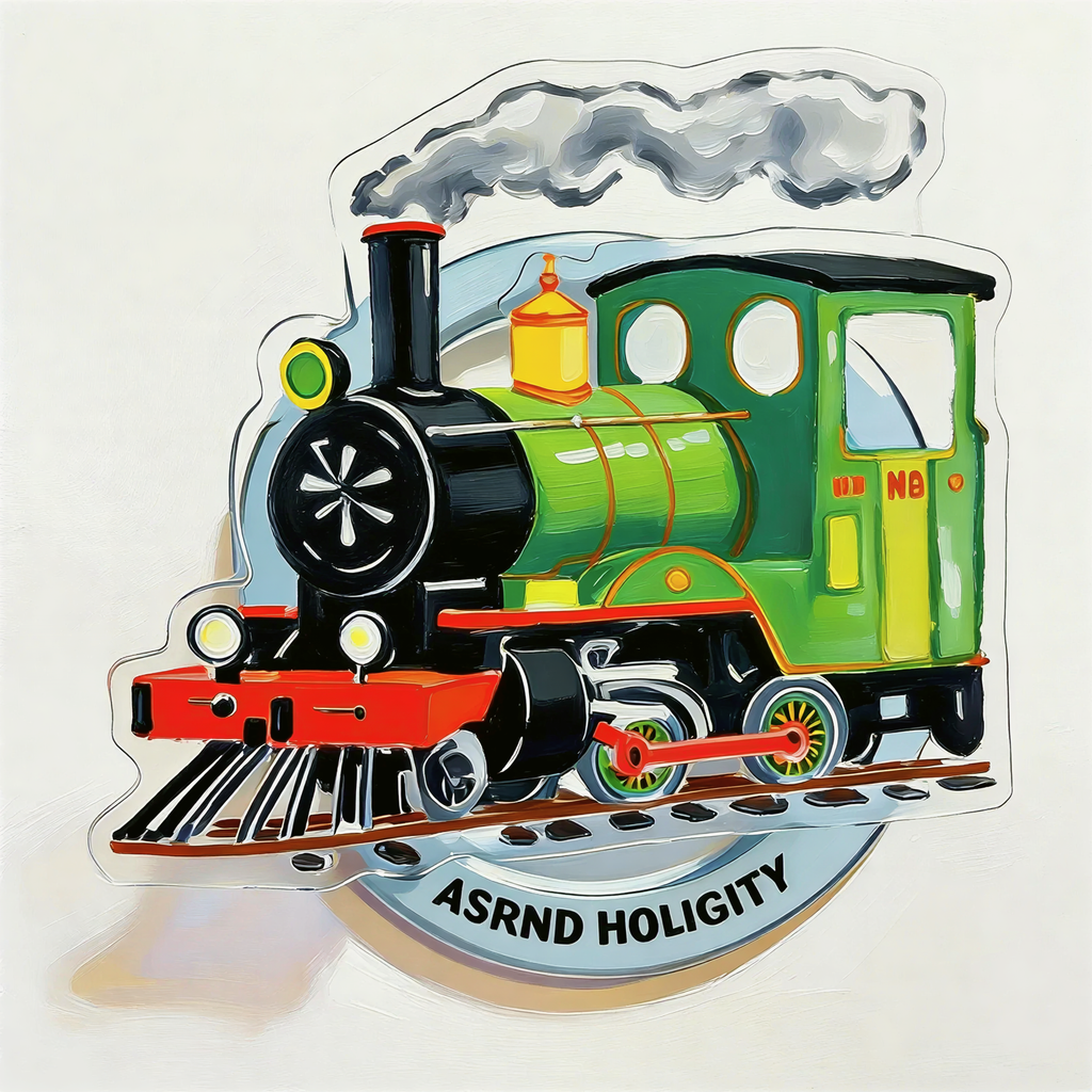 Vintage Steam Train Phone Grip Stand