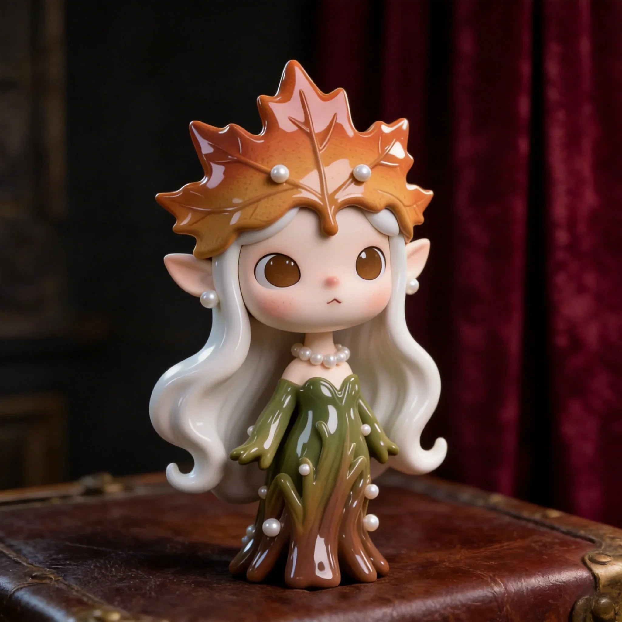 Maple Leaf Elf Figure