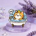 Cat Bathing Fun Fridge Magnet