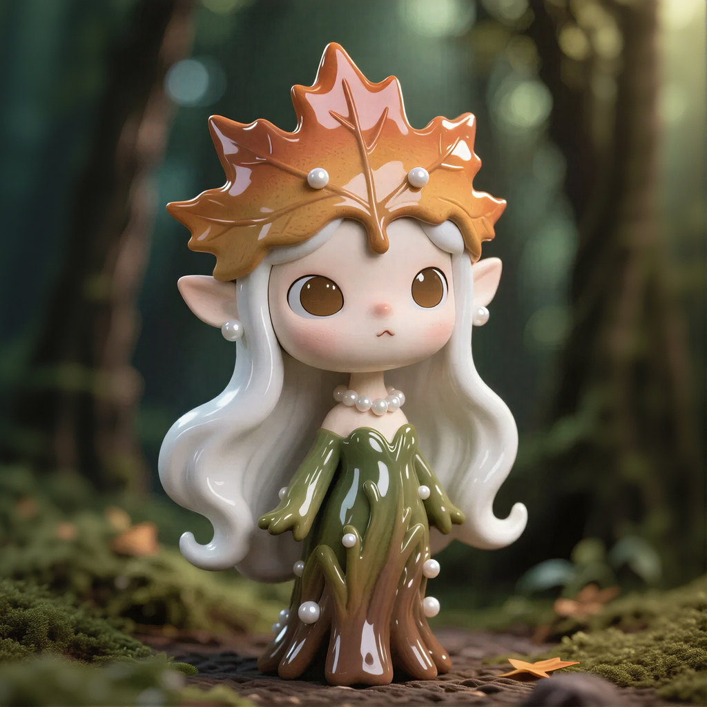 Maple Leaf Elf Figure