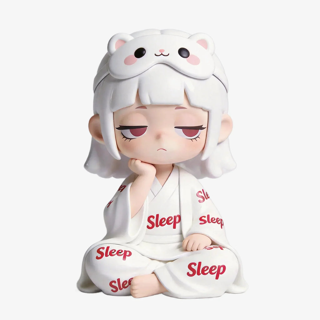 Cute Sleeping Face Figure