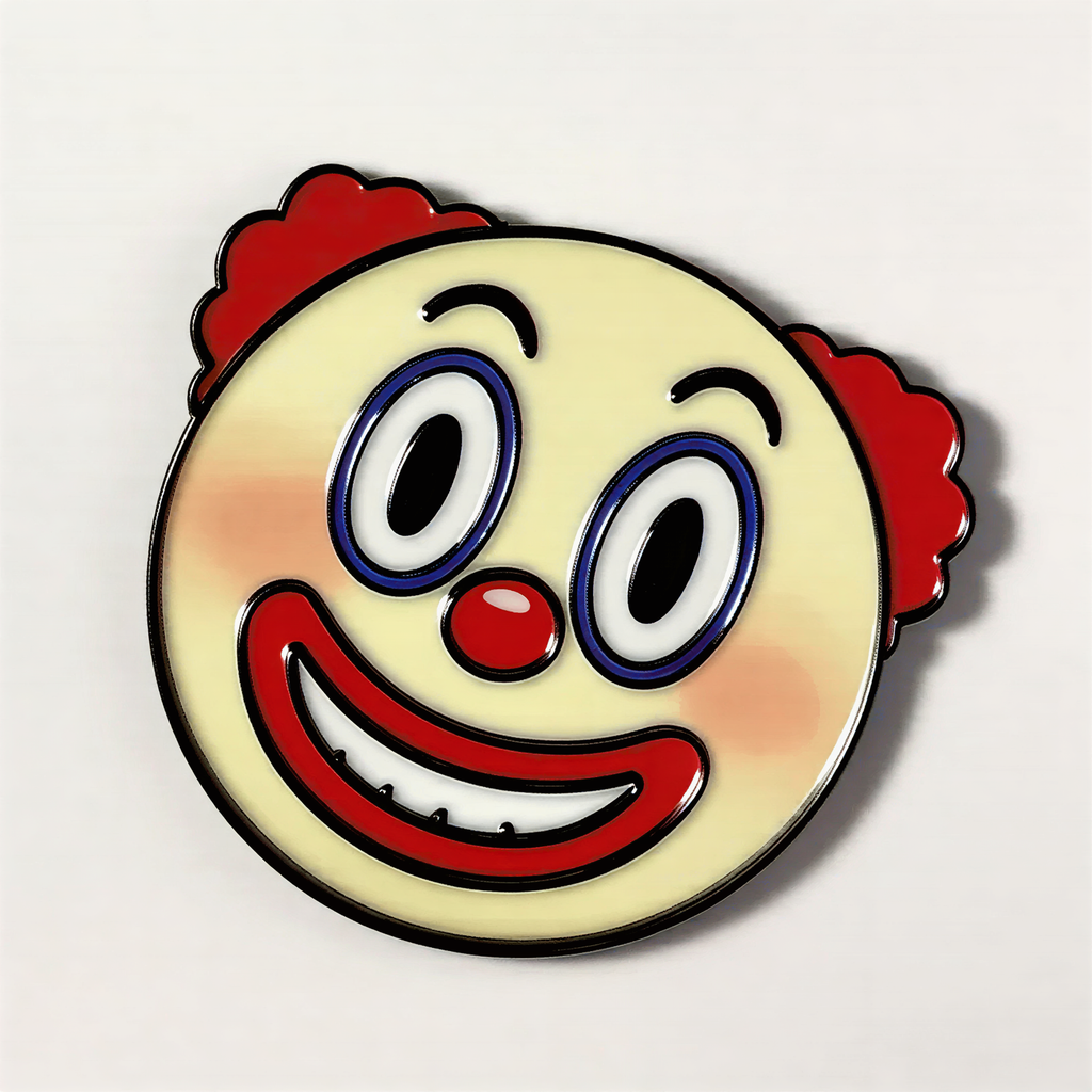 Happy Clown Face Fridge Magnet
