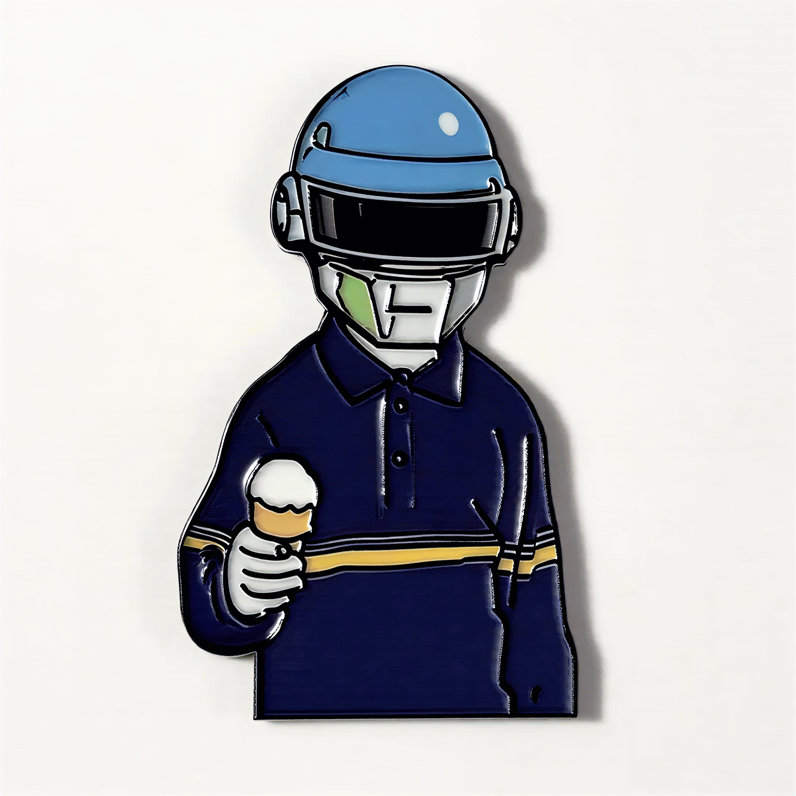 Helmet Ice Cream Fridge Magnet