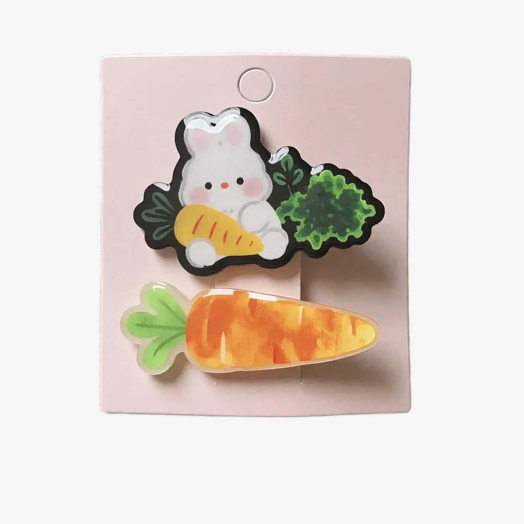 Cute Rabbit Carrot Hair Clip