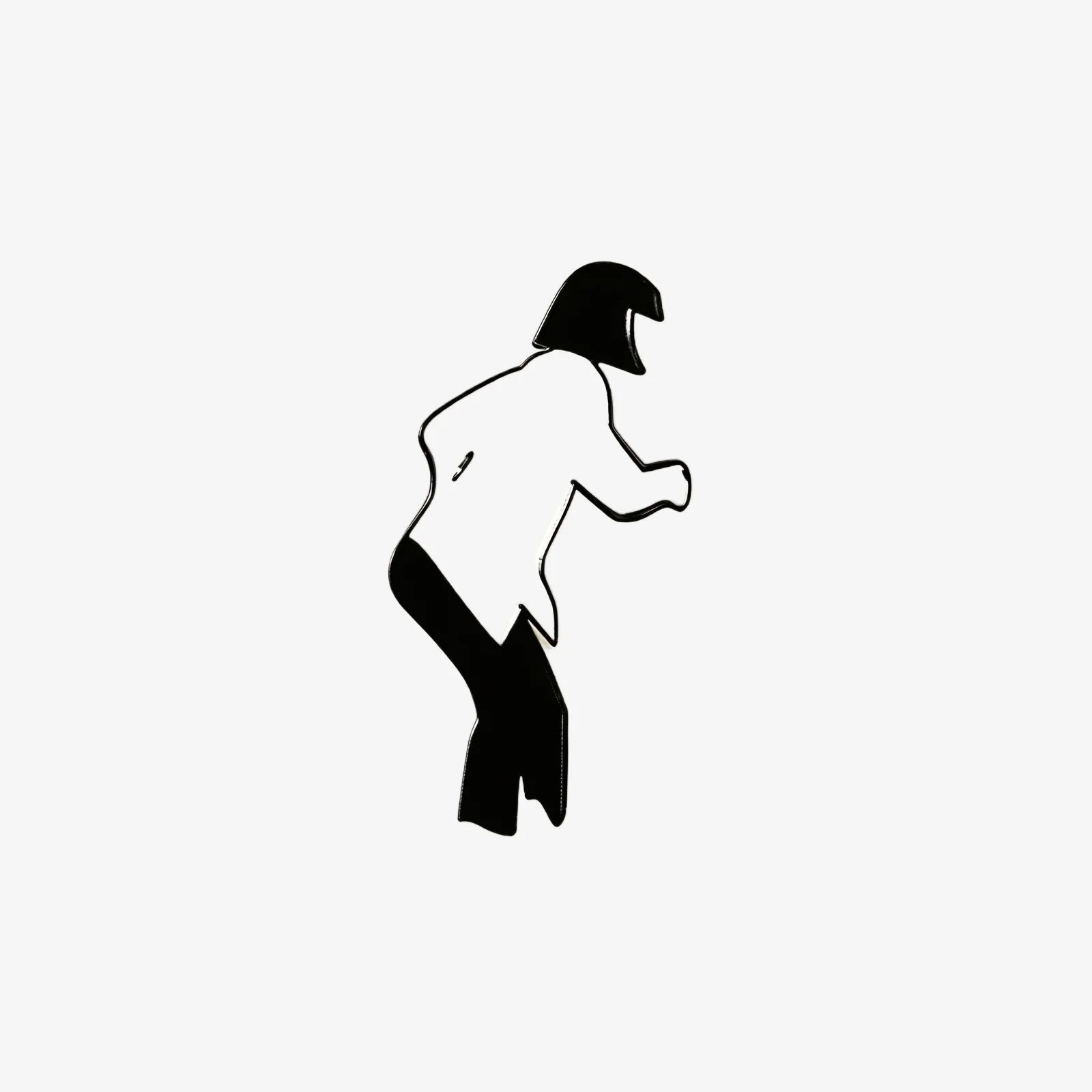Dynamic Silhouette Fridge Magnet