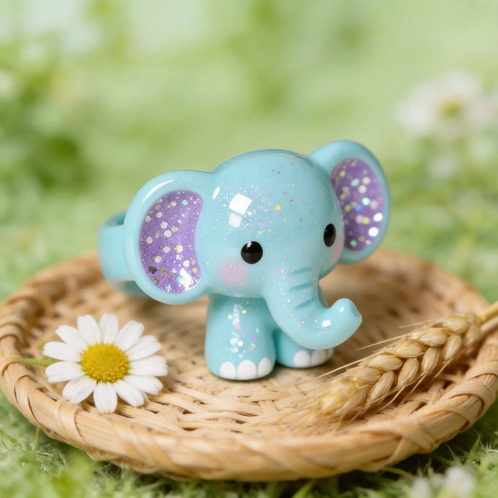 Cute Elephant Shaped Ring