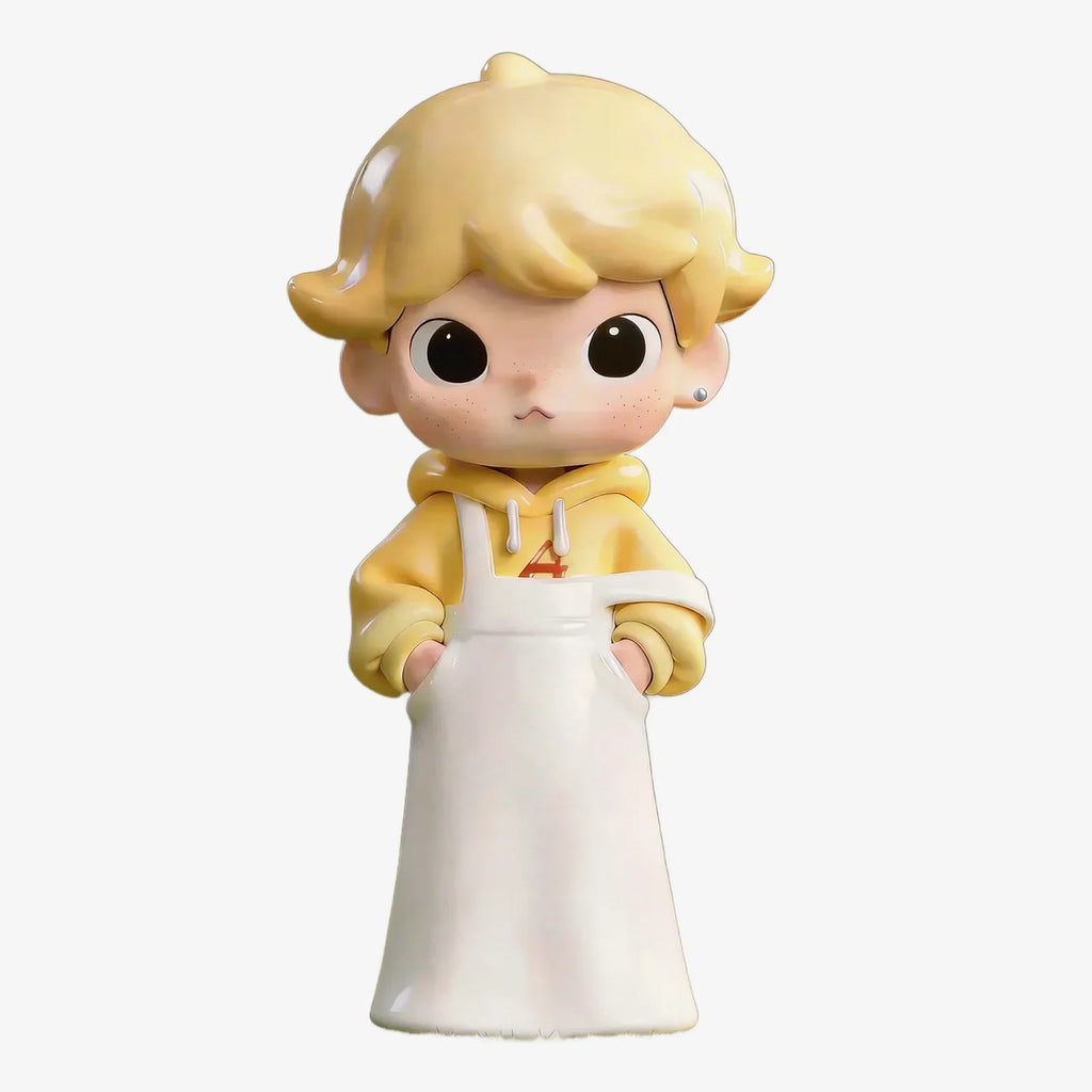 Cute Yellow Dress Girl Figure