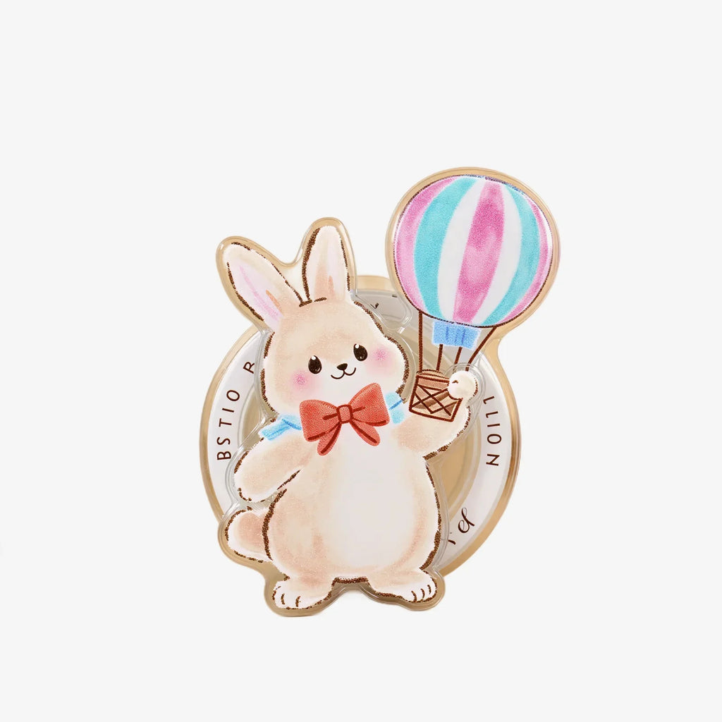 Rabbit Hot Air Balloon Phone Grip Stand