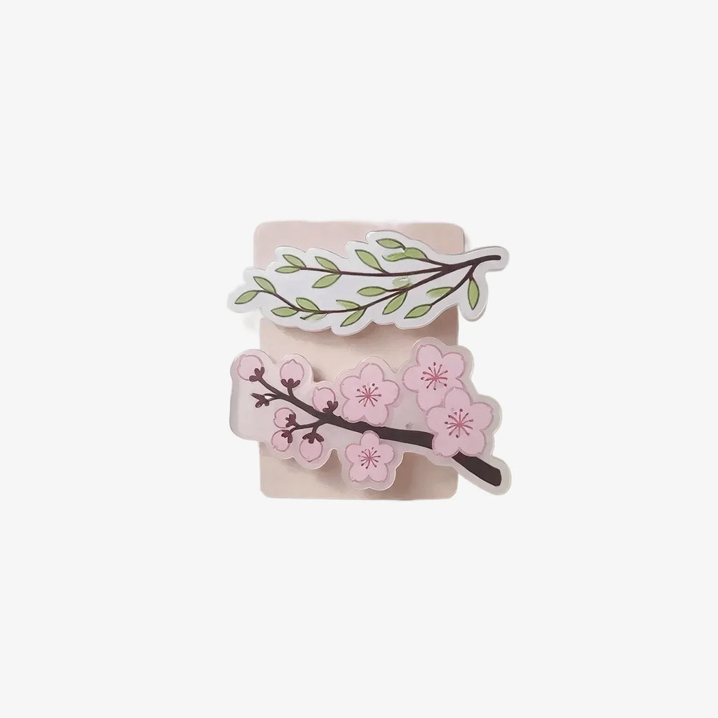 Spring Sakura Branch Hair Clip