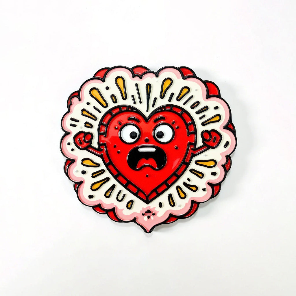 Heart Beat Fridge Magnet